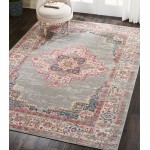 Nourison Passion PSN03 Area Rug, Grey, 6'7" x 9'6"