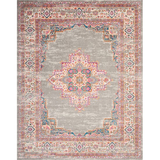 Nourison Passion PSN03 Area Rug, Grey, 8' x 10'