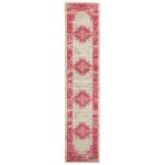 Nourison Passion PSN03 Runner Rug, Ivory/Fuchsia, 2'2" x 7'6"