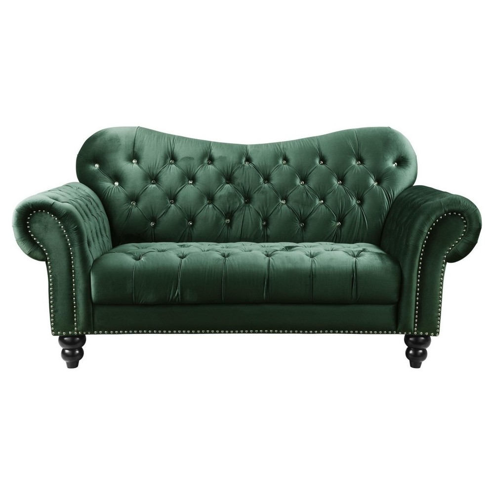 ACME Iberis Loveseat, Green Velvet