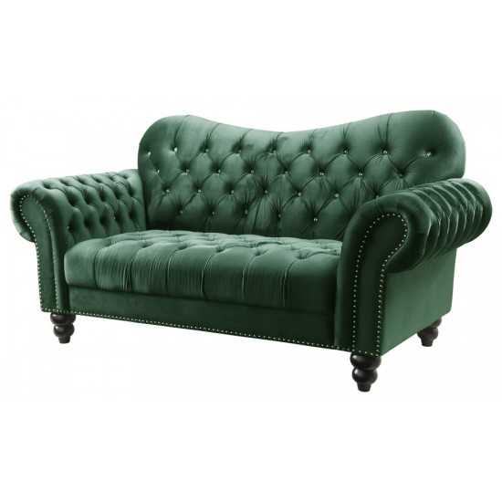 ACME Iberis Loveseat, Green Velvet