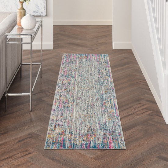 Nourison Passion PSN09 Runner Rug, Ivory/Multicolor, 1'10" x 6'