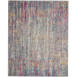 Nourison Passion PSN09 Area Rug, Ivory/Multicolor, 6'7" x 9'6"