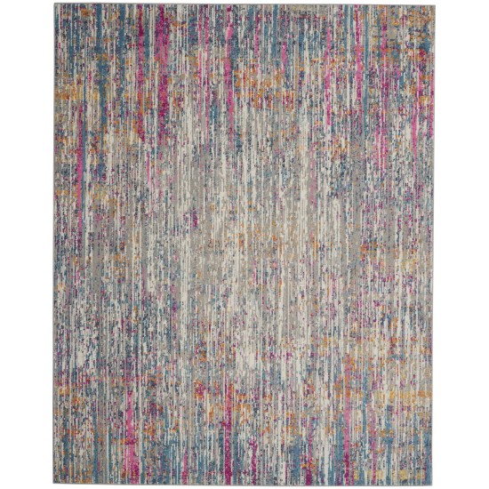 Nourison Passion PSN09 Area Rug, Ivory/Multicolor, 8' x 10'