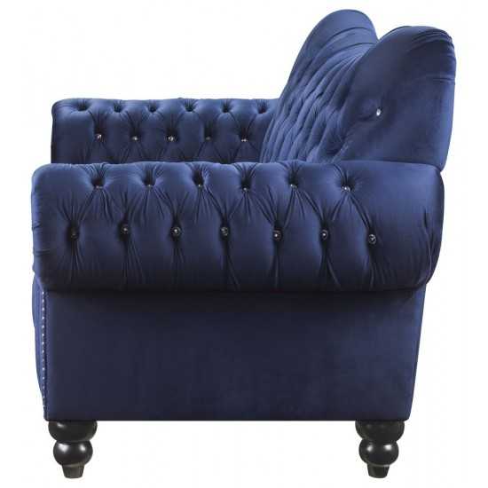 ACME Iberis Loveseat, Navy Velvet