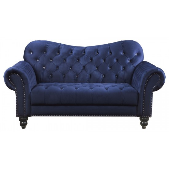 ACME Iberis Loveseat, Navy Velvet