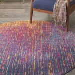 Nourison Passion PSN09 Area Rug, Multicolor, 4' x Round