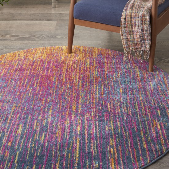 Nourison Passion PSN09 Area Rug, Multicolor, 4' x Round