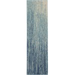 Nourison Passion PSN09 Runner Rug, Navy/Light Blue, 1'10" x 6'