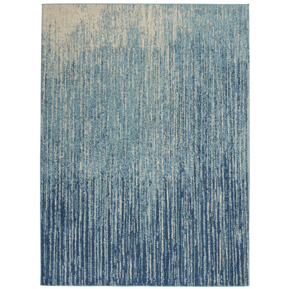 Nourison Passion PSN09 Area Rug, Navy/Light Blue, 3'9" x 5'9"