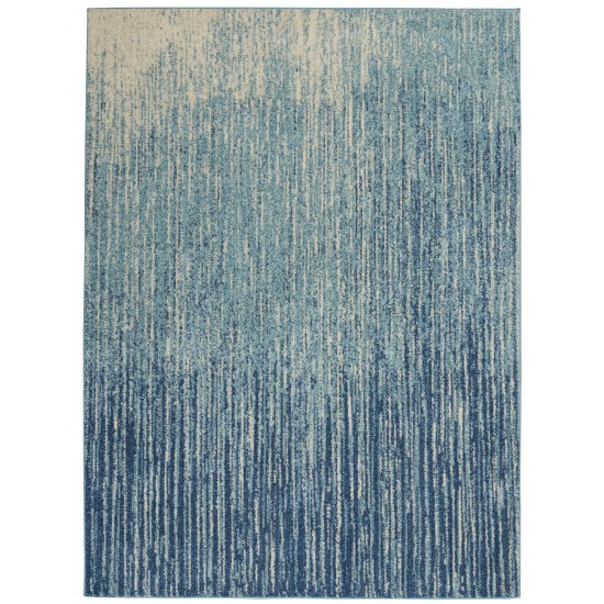 Nourison Passion PSN09 Area Rug, Navy/Light Blue, 5'3" x 7'3"