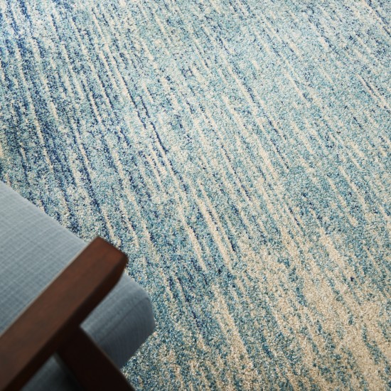 Nourison Passion PSN09 Area Rug, Navy/Light Blue, 5'3" x 7'3"