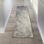 Nourison Passion PSN10 Runner Rug, Charcoal/Ivory, 2'2" x 7'6"