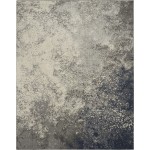 Nourison Passion PSN10 Area Rug, Charcoal/Ivory, 6'7" x 9'6"