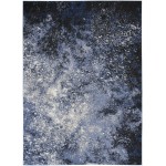 Nourison Passion PSN10 Area Rug, Light Blue/Black, 5'3" x 7'3"