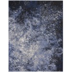 Nourison Passion PSN10 Area Rug, Light Blue/Black, 8' x 10'