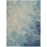 Nourison Passion PSN10 Area Rug, Navy/Light Blue, 5'3" x 7'3"