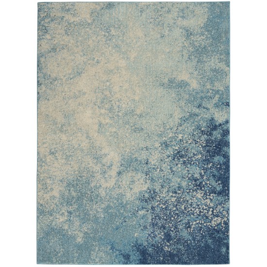 Nourison Passion PSN10 Area Rug, Navy/Light Blue, 5'3" x 7'3"