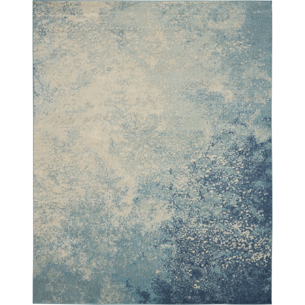 Nourison Passion PSN10 Area Rug, Navy/Light Blue, 6'7" x 9'6"