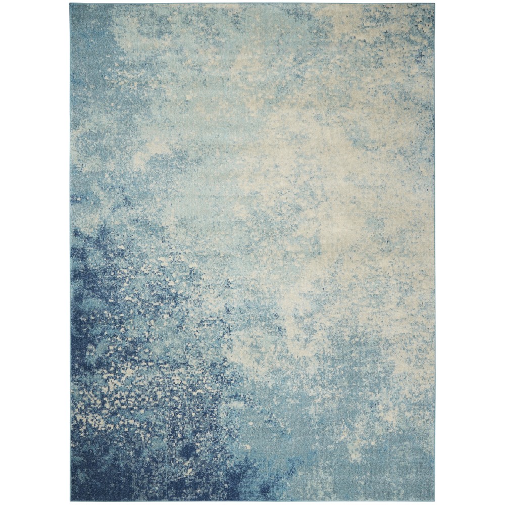 Nourison Passion PSN10 Area Rug, Navy/Light Blue, 9' x 12'