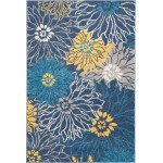 Nourison Passion PSN17 Area Rug, Blue, 3'9" x 5'9"