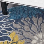 Nourison Passion PSN17 Area Rug, Blue, 4' x Round