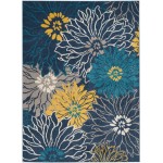 Nourison Passion PSN17 Area Rug, Blue, 5'3" x 7'3"