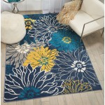 Nourison Passion PSN17 Area Rug, Blue, 5'3" x 7'3"