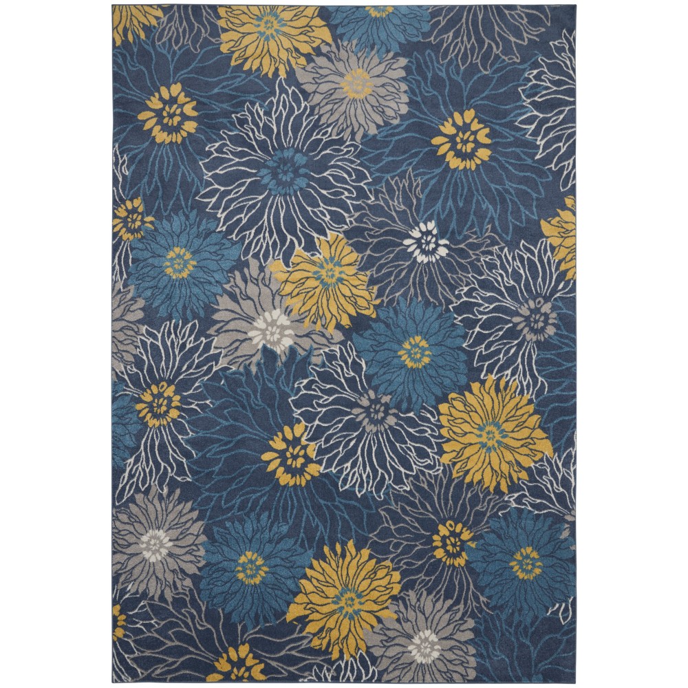 Nourison Passion PSN17 Area Rug, Blue, 9' x 12'