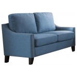 ACME Zapata Loveseat, Blue Linen