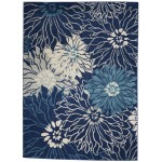 Nourison Passion PSN17 Area Rug, Navy/Ivory, 3'9" x 5'9"