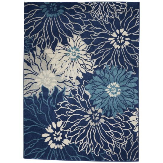 Nourison Passion PSN17 Area Rug, Navy/Ivory, 3'9" x 5'9"