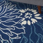 Nourison Passion PSN17 Area Rug, Navy/Ivory, 3'9" x 5'9"