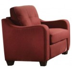 ACME Cleavon II Chair, Red Linen