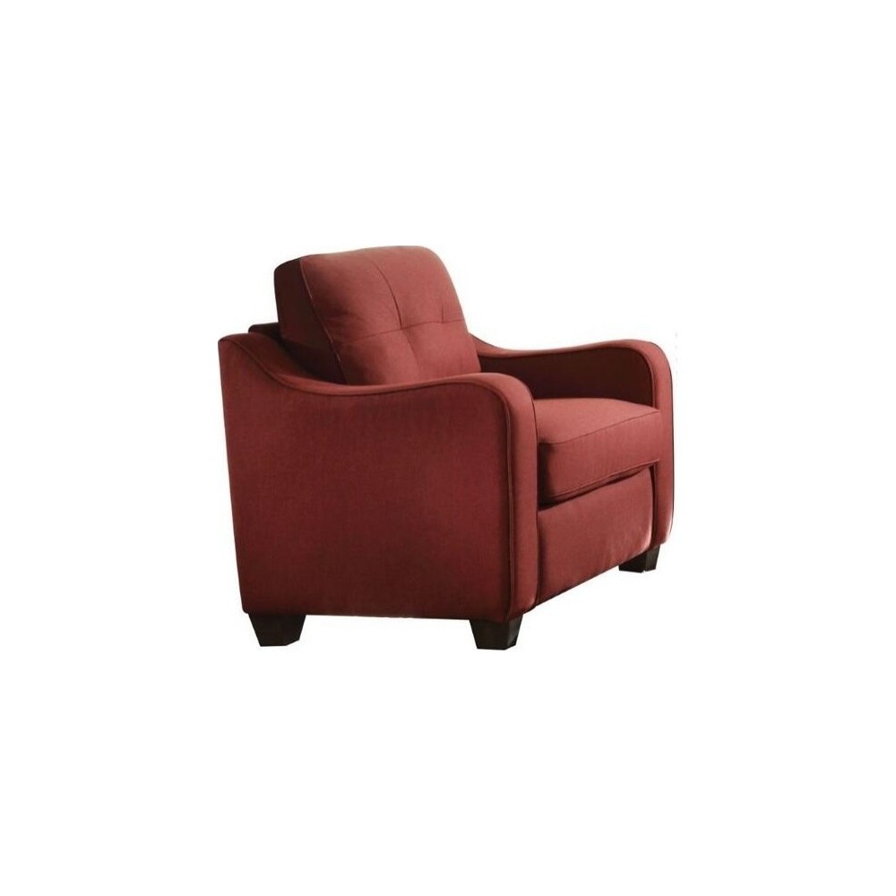 ACME Cleavon II Chair, Red Linen