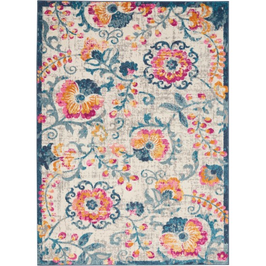 Nourison Passion PSN19 Area Rug, Ivory, 5'3" x 7'3"