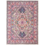 Nourison Passion PSN20 Area Rug, Light Grey/Pink, 3'9" x 5'9"