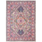 Nourison Passion PSN20 Area Rug, Light Grey/Pink, 5'3" x 7'3"