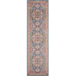 Nourison Passion PSN20 Runner Rug, Teal/Multicolor, 1'10" x 6'