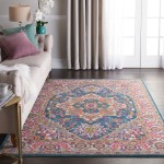 Nourison Passion PSN20 Area Rug, Teal/Multicolor, 5'3" x 7'3"