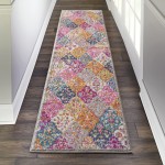 Nourison Passion PSN21 Runner Rug, Multicolor, 2'2" x 7'6"