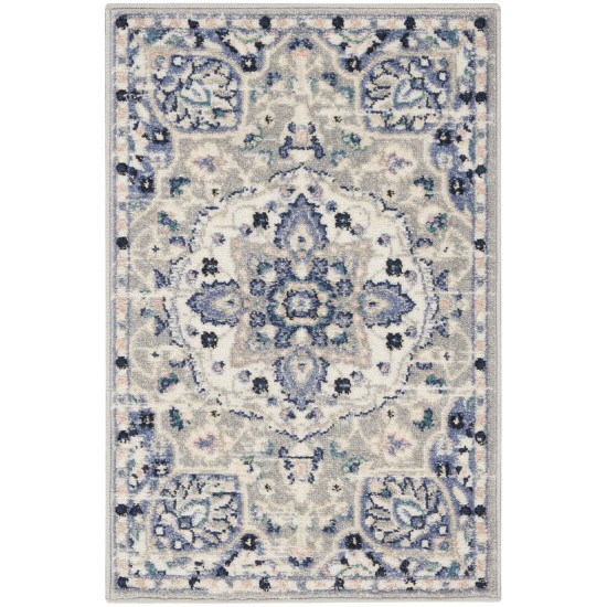 Nourison Passion PSN22 Area Rug, Grey/Beige, 1'10" x 2'10"