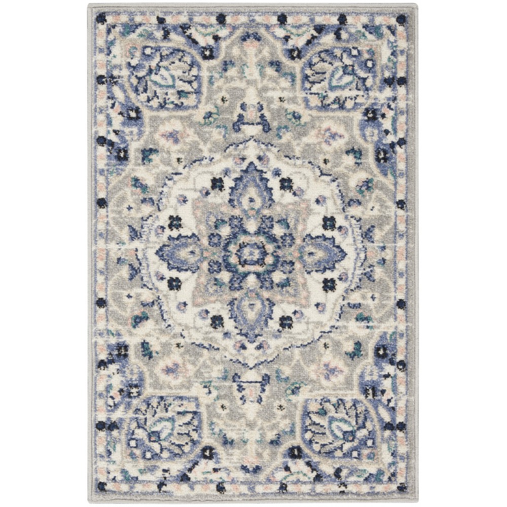 Nourison Passion PSN22 Area Rug, Grey/Beige, 1'10" x 2'10"