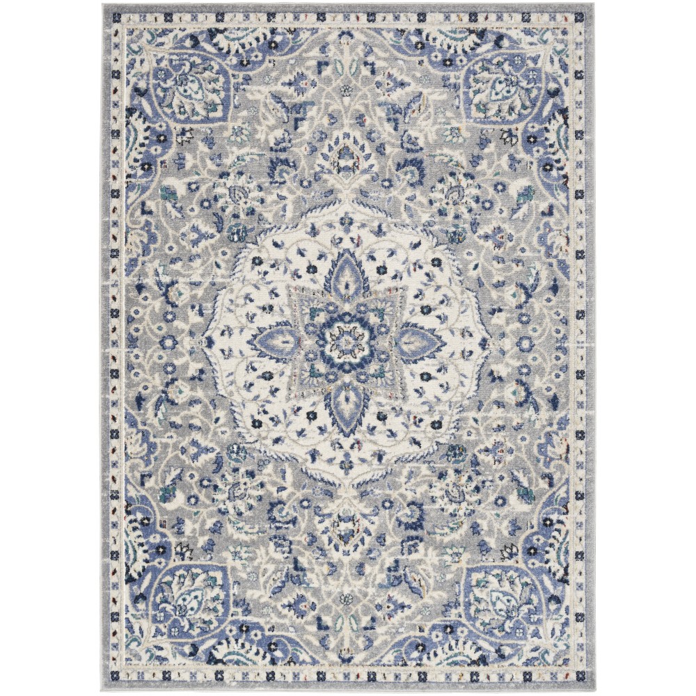 Nourison Passion PSN22 Area Rug, Grey/Beige, 5'3" x 7'3"