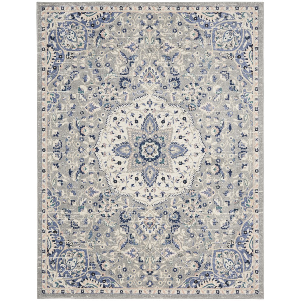 Nourison Passion PSN22 Area Rug, Grey/Beige, 8' x 10'