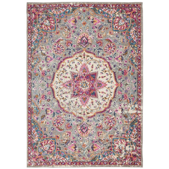 Nourison Passion PSN22 Area Rug, Grey/Multicolor, 5'3" x 7'3"