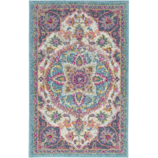 Nourison Passion PSN22 Area Rug, Ivory/Multicolor, 1'10" x 2'10"