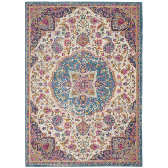 Nourison Passion PSN22 Area Rug, Ivory/Multicolor, 3'9" x 5'9"