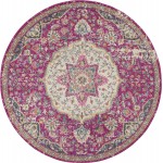 Nourison Passion PSN22 Area Rug, Pink, 8' x Round