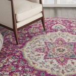 Nourison Passion PSN22 Area Rug, Pink, 8' x Round